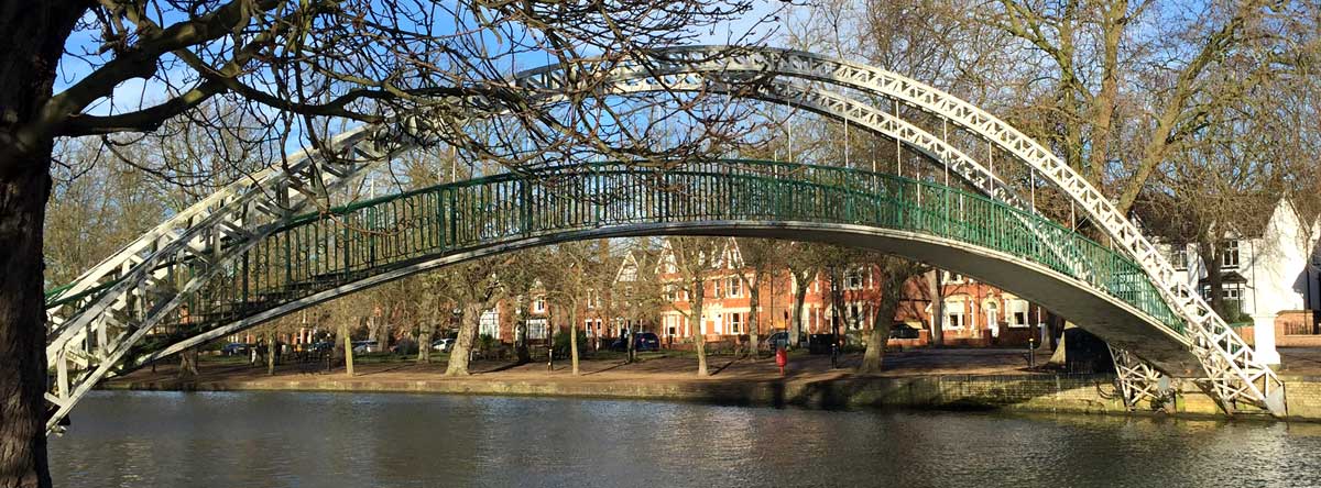 Bedford arched bridge